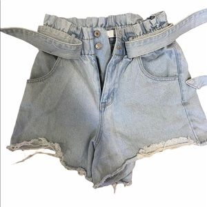Vervet Denim Shorts with Belts